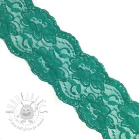 Čipka Blossom dark green