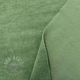 Elastični frotir old green