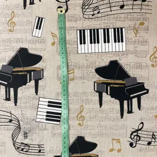 Dekorativna tkanina Linenlook Instrumental duet