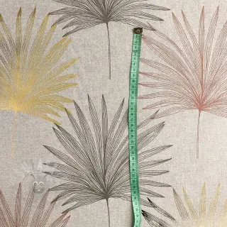 Dekorativna tkanina Luxury palm metallic premium