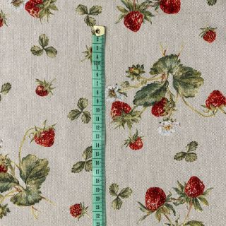 Dekorativna tkanina Linenlook Wild strawberries