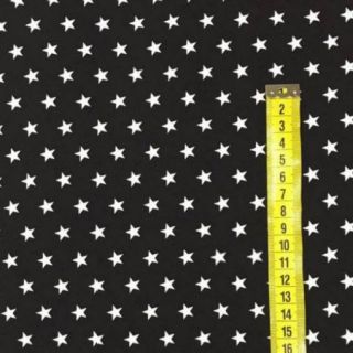 Pamučna tkanina Petit stars white/navy