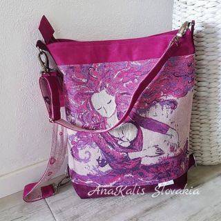 Semiš ALASKA fuchsia/amethyste
