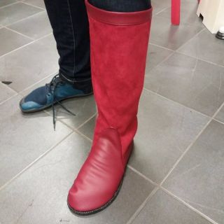 Semiš ALASKA vermillon/cerise