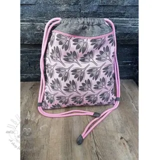Pamučna upletena vrpca 8 mm light pink