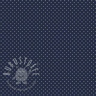 Pamučna tkanina Petit dots navy