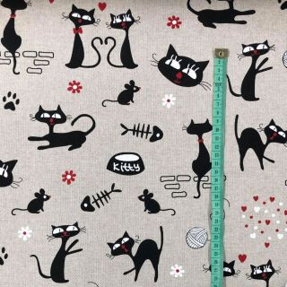 Dekorativna tkanina Linenlook Kitty
