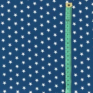 Pamučna tkanina Petit stars indigo