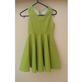 Pamučna tkanina Petit dots lime