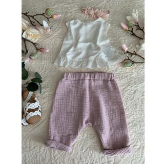 Tetra Tkanina/Muslin old rose ORGANIC