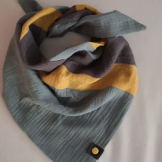 Dvoslojna gaza/muslin ochre ORGANIC