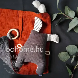 Tetra Tkanina/Muslin rust ORGANIC