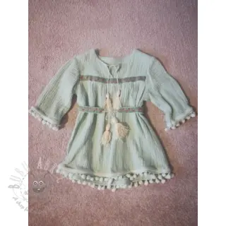 Tetra Tkanina/Muslin mint ORGANIC