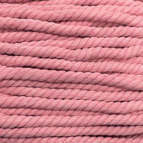 Bavlnená šnúra točená 12 mm pink