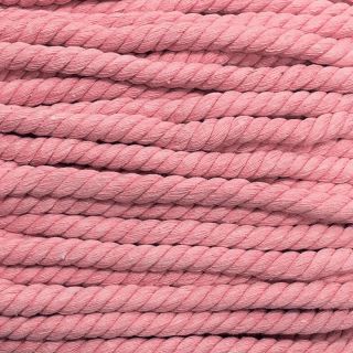 Bavlnená šnúra točená 12 mm pink