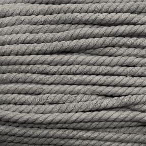 Pamučna pletena vrpca 12 mm grey