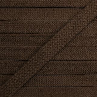 Pamučna plosnata vrpca 13 mm dark mocha