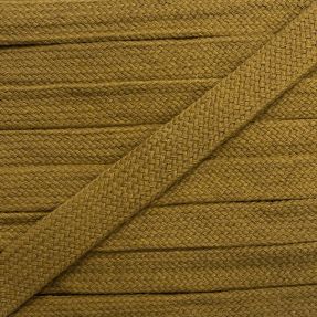 Pamučna plosnata vrpca 13 mm golden brown