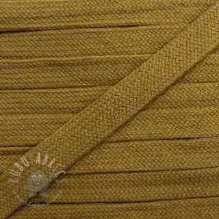 Pamučna plosnata vrpca 13 mm golden brown