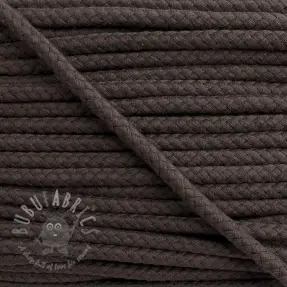 Pamučna upletena vrpca 8 mm mocha