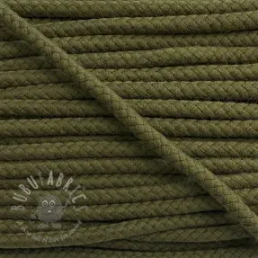 Pamučna upletena vrpca 8 mm camo green