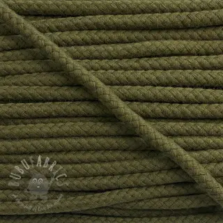 Pamučna upletena vrpca 8 mm camo green