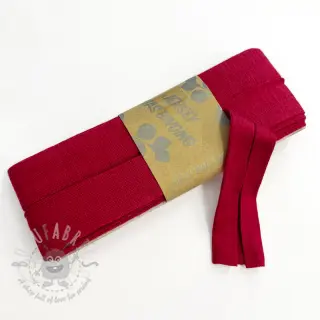 Traka za obrubljivanje viskoza - 3 m ruby