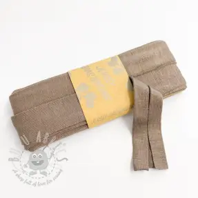 Traka za obrubljivanje viskoza - 3 m toffee