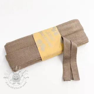 Traka za obrubljivanje viskoza - 3 m toffee