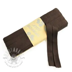 Traka za obrubljivanje viskoza - 3 m dark mocha