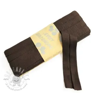 Traka za obrubljivanje viskoza - 3 m dark mocha