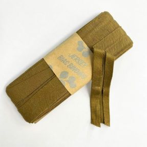 Traka za obrubljivanje viskoza - 3 m golden brown