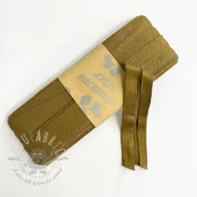 Traka za obrubljivanje viskoza - 3 m golden brown