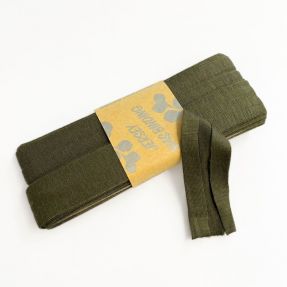 Traka za obrubljivanje viskoza - 3 m camo green
