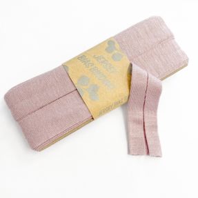 Traka za obrubljivanje viskoza - 3 m washed pink