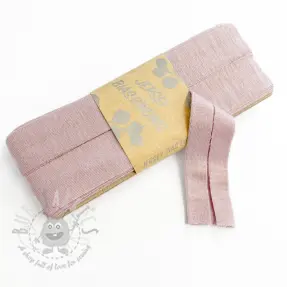 Traka za obrubljivanje viskoza - 3 m washed pink