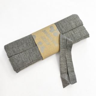 Traka za obrubljivanje viskoza - 3 m grey melange