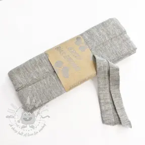 Traka za obrubljivanje viskoza - 3 m light grey melange