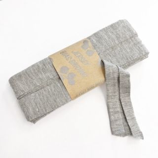 Traka za obrubljivanje viskoza - 3 m light grey melange