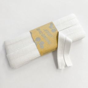 Traka za obrubljivanje viskoza - 3 m white