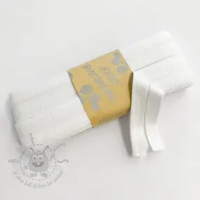 Traka za obrubljivanje viskoza - 3 m white
