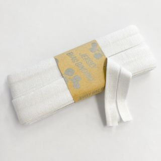 Traka za obrubljivanje viskoza - 3 m white