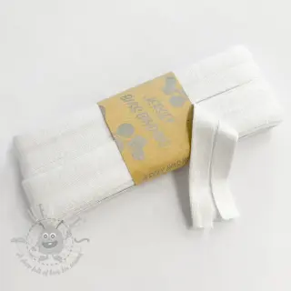 Traka za obrubljivanje viskoza - 3 m white