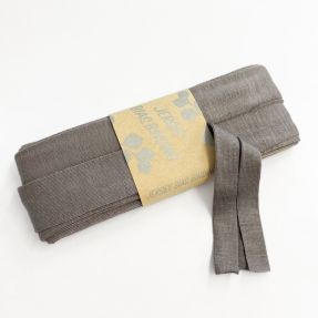 Traka za obrubljivanje viskoza - 3 m taupe