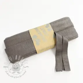 Traka za obrubljivanje viskoza - 3 m taupe