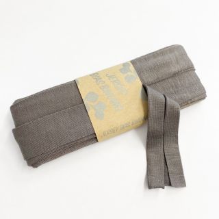 Traka za obrubljivanje viskoza - 3 m taupe