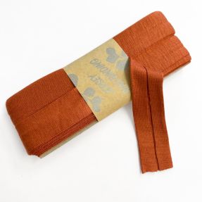 Traka za obrubljivanje viskoza - 3 m brick