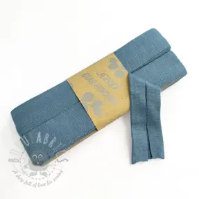 Traka za obrubljivanje viskoza - 3 m steel blue