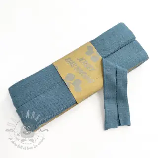 Traka za obrubljivanje viskoza - 3 m steel blue