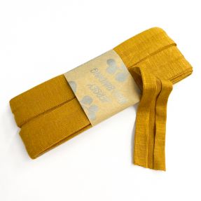 Traka za obrubljivanje viskoza - 3 m ochre